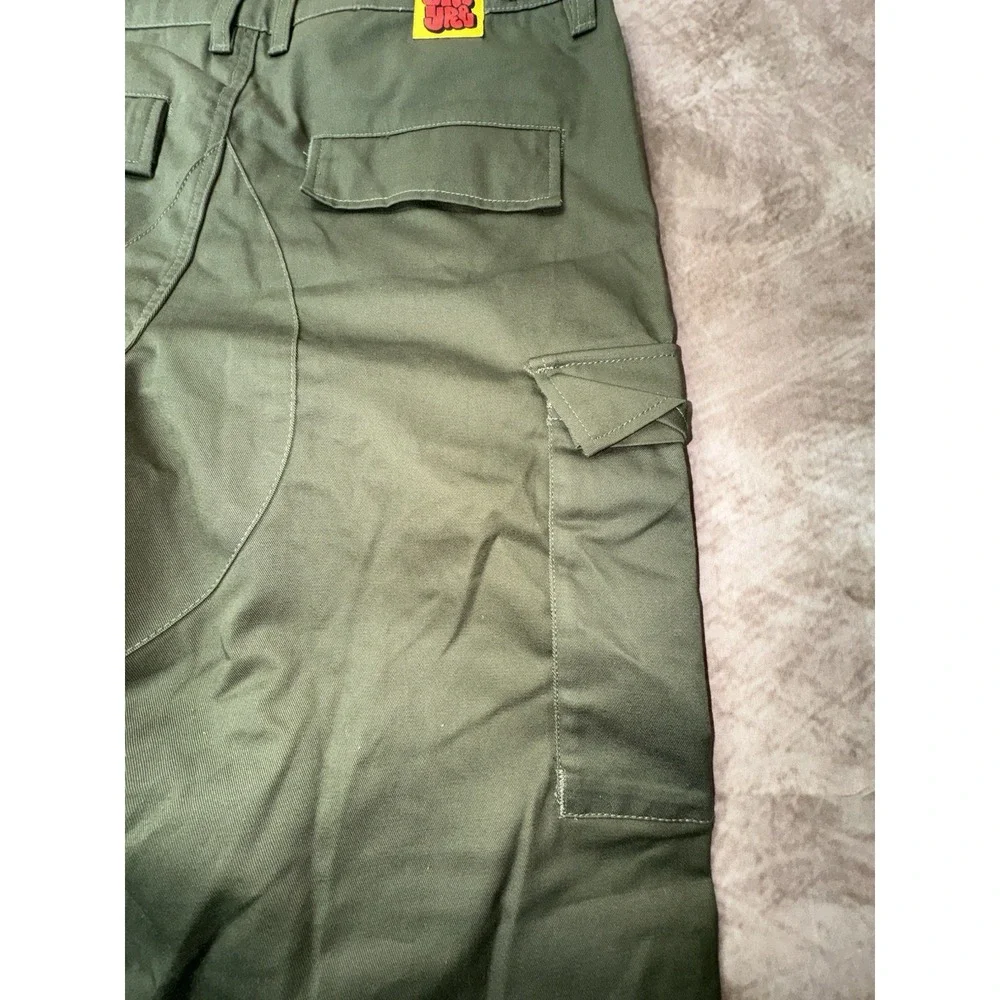 Empyre Relax Cargo Pants Women 30 Green Utility Skater HipHop Trending